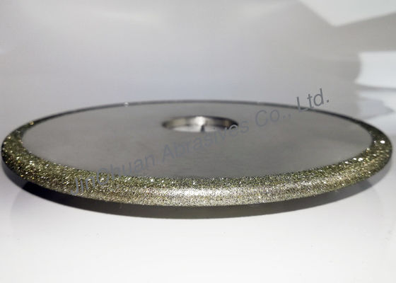 ล้อเจียรเพชร ไฟฟ้า ทรงกลมสำหรับผ้าเบรค Slotting เครื่องทำสมดุลกลอง