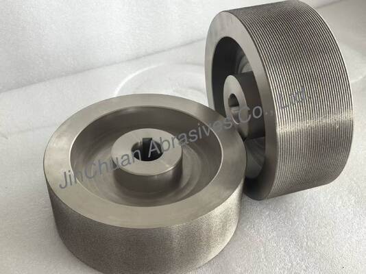 ล้อ CBN แบบอิเล็กโตรบอนด์ 200x75x31.75 มม. B140-170 12TPI ล้อ CBN สำหรับเปิดฟันเลื่อย