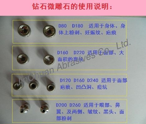 สแตนเลสสตีลไดมอนด์การนวดจิ๋วตะไบเพชรขนาดเล็กเพื่อความงามของผิว