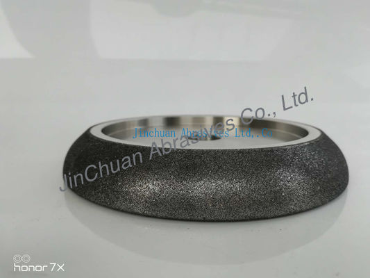 ล้อลับคม CBN ขนาด 5 นิ้ว ผิวหยาบ สามารถลับคมเลื่อยสายพานได้ 4000 เมตร