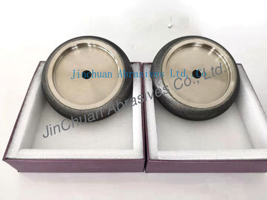 22.23 มิลลิเมตรความหนา CBN เหลาล้อเครื่องมืองานไม้สำหรับเลื่อยสายพาน