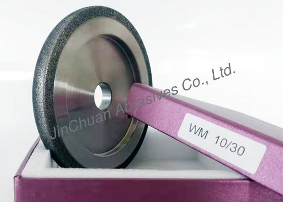 ล้อ CBN มุม 10/30 สำหรับเลื่อยวงแหลมสำหรับไม้ Mizer รูปทรงแบนประสิทธิภาพสูง