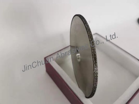 6 มม. ความหนาสองชั้น CBN เพชรล้อทรงกลม 125 มม. * 6 มม. * 20 มม