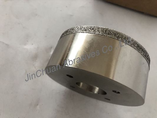 คัพประเภท Electroplated เพชรล้อเองกรวดสำหรับโลหะผสมฮาร์ด / แก้ว