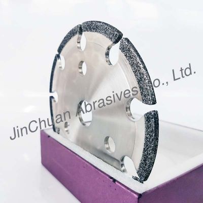 ประสิทธิภาพการทำงานสูง CBN เพชรวงล้อ Electroplated รับรอง ISO