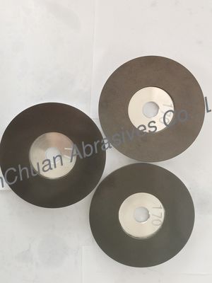 เส้นผ่านศูนย์กลาง 126.9 มม. ล้อเจียร Cbn รูปทรงแบนสำหรับขอบที่รวดเร็ว