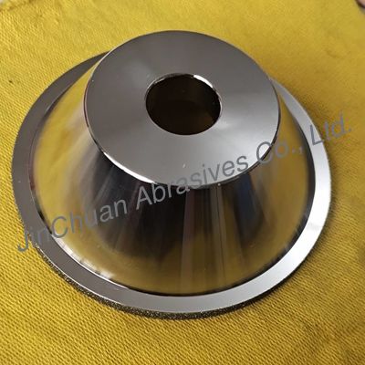 Electroplated 11C9 40 Grit Diamond Cup Wheel สำหรับดอกสว่าน