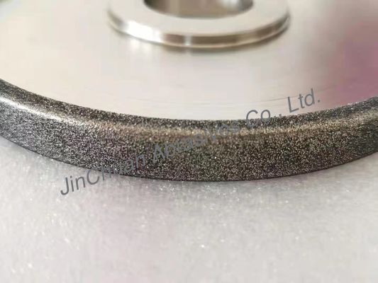 1A1 Electroplated Grinding CBN Diamond Wheel 152 * 12.7 * 34.93 * 5 B80 / 100