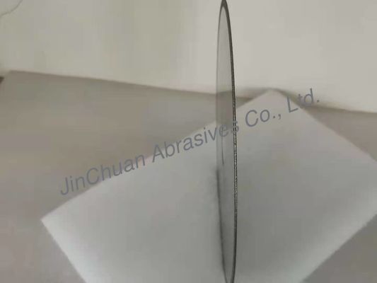 แผ่นเจียร CBN เคลือบด้วยไฟฟ้าบาง 1.2 มม. แผ่นขัดอลูมิเนียมออกไซด์