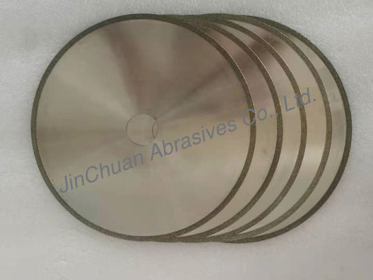 แผ่นเจียร CBN เคลือบด้วยไฟฟ้าบาง 1.2 มม. แผ่นขัดอลูมิเนียมออกไซด์