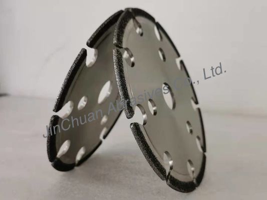 145*3*22.2*2.4*7.5 Dinasaw CBN Cyclone Grinding Wheel Electroplated CBN Sharpen ล้อสล็อตสำหรับเลื่อยโซ่