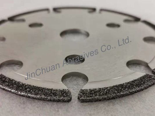 5 นิ้ว Electroplated CBN Grinding Wheels B251 Grit Size Cbn Grinder Cutting Disc