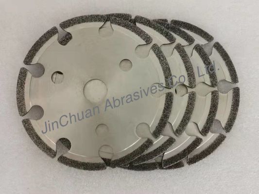 5 นิ้ว Electroplated CBN Grinding Wheels B251 Grit Size Cbn Grinder Cutting Disc