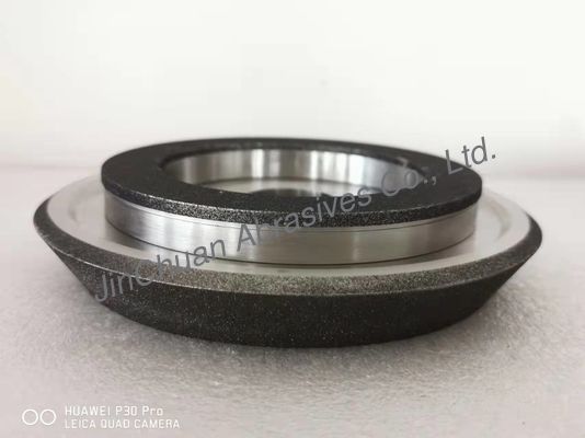 ล้อเจียร CBN Electroplated สีเทาพร้อมตัวเหล็กควบคู่