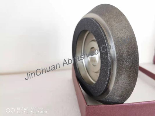 ล้อเจียร CBN Electroplated สีเทาพร้อมตัวเหล็กควบคู่