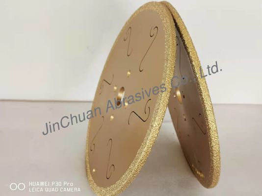 ล้อเพชรเผาสีทอง 300 มม. สีทองพร้อมรูลดเสียงรบกวน