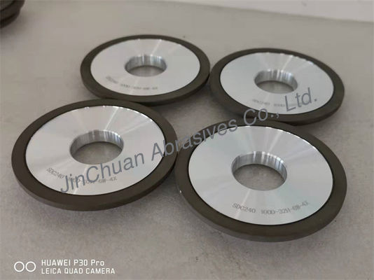 เรซิ่นบอนด์เพชร Abrasive Grinding Wheel 3A1 100*11*32*6*4 D240# 100%