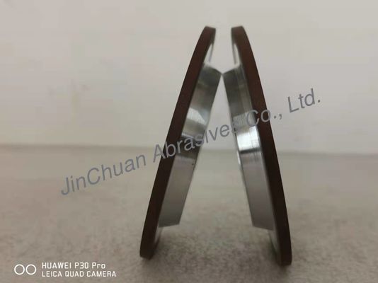 100mm 3A1 Flat Arc Diamond Grinding Wheel เรซิ่นผูกมัดสำหรับใบเลื่อยวงเดือน