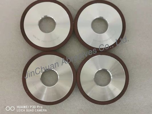 100mm 3A1 Flat Arc Diamond Grinding Wheel เรซิ่นผูกมัดสำหรับใบเลื่อยวงเดือน