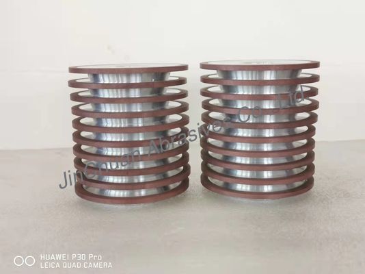 100mm 3A1 Flat Arc Diamond Grinding Wheel เรซิ่นผูกมัดสำหรับใบเลื่อยวงเดือน