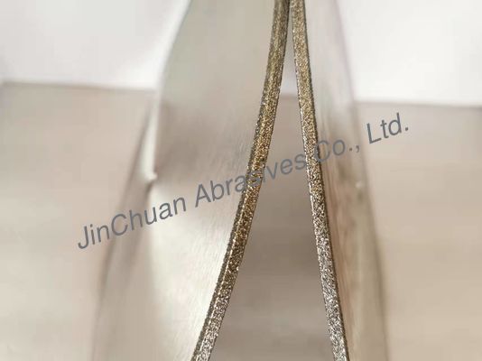 D35/40 Grits แผ่นเจียรเพชร Electroplated แผ่นตัด 350 * 4 * 25.4 * 4mm