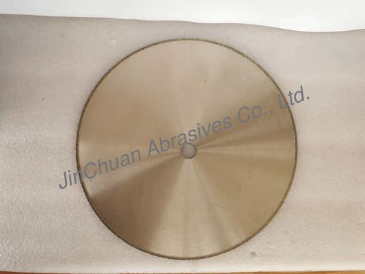 D35/40 Grits แผ่นเจียรเพชร Electroplated แผ่นตัด 350 * 4 * 25.4 * 4mm